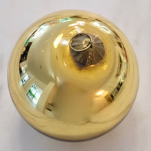 Load image into Gallery viewer, gold ball vintage french christmas ornament