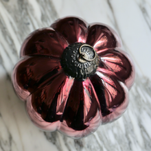Load image into Gallery viewer, purple pumpkin/Snowball Mercury Glass Christmas Ornament vintage french christmas