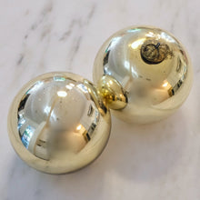 Load image into Gallery viewer, silver gold glass ball vintage french christmas ornaments