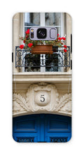 Load image into Gallery viewer, Blue Door No. 5 Phone Case - Paris Phone Case - La Porte Bonheur