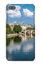 Load image into Gallery viewer, Pont Neuf from Pont des Arts Phone Case - Paris Phone Case - La Porte Bonheur