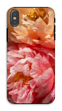 Load image into Gallery viewer, Coral Peonies Phone Case - Peony Phone Case - La Porte Bonheur