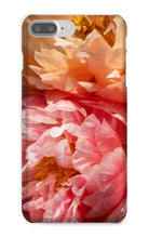 Load image into Gallery viewer, Coral Peonies Phone Case - Peony Phone Case - La Porte Bonheur