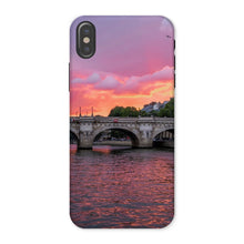 Load image into Gallery viewer, Pont Neuf Paris Sunset Phone Case - Paris Phone Case - La Porte Bonheur