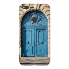 Load image into Gallery viewer, Place Saint-Sulpice Blue Door Phone Case - Paris Phone Case - La Porte Bonheur