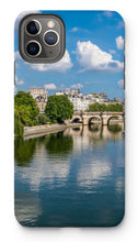 Load image into Gallery viewer, Pont Neuf from Pont des Arts Phone Case - Paris Phone Case - La Porte Bonheur