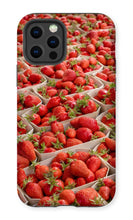 Load image into Gallery viewer, Strawberries at the Marché Phone Case - French Market Phone Case - La Porte Bonheur