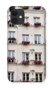 Geraniums on the Left Bank Phone Case - Paris Phone Case -La Porte Bonheur