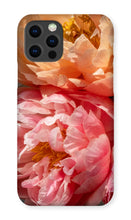 Load image into Gallery viewer, Coral Peonies Phone Case - Peony Phone Case - La Porte Bonheur