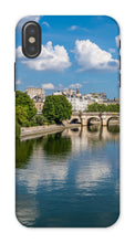 Load image into Gallery viewer, Pont Neuf from Pont des Arts Phone Case - Paris Phone Case - La Porte Bonheur