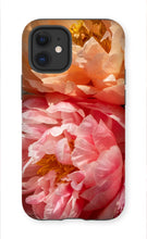 Load image into Gallery viewer, Coral Peonies Phone Case - Peony Phone Case - La Porte Bonheur