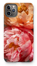 Load image into Gallery viewer, Coral Peonies Phone Case - Peony Phone Case - La Porte Bonheur
