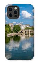 Load image into Gallery viewer, Pont Neuf from Pont des Arts Phone Case - Paris Phone Case - La Porte Bonheur