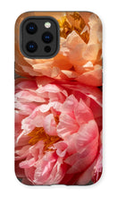 Load image into Gallery viewer, Coral Peonies Phone Case - Peony Phone Case - La Porte Bonheur