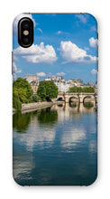 Load image into Gallery viewer, Pont Neuf from Pont des Arts Phone Case - Paris Phone Case - La Porte Bonheur