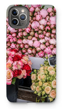 Load image into Gallery viewer, Peonies and Garden Roses at the Marché Phone Case - Paris Phone Case - La Porte Bonheur
