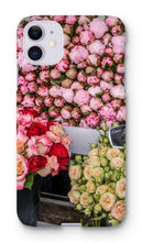 Load image into Gallery viewer, Peonies and Garden Roses at the Marché Phone Case - Paris Phone Case - La Porte Bonheur