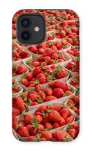 Load image into Gallery viewer, Strawberries at the Marché Phone Case - French Market Phone Case - La Porte Bonheur