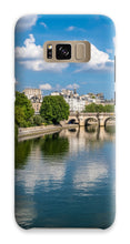 Load image into Gallery viewer, Pont Neuf from Pont des Arts Phone Case - Paris Phone Case - La Porte Bonheur
