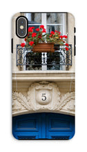 Load image into Gallery viewer, Blue Door No. 5 Phone Case - Paris Phone Case - La Porte Bonheur