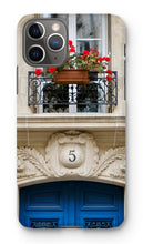 Load image into Gallery viewer, Blue Door No. 5 Phone Case - Paris Phone Case - La Porte Bonheur