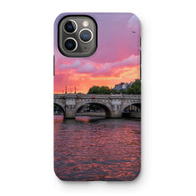 Load image into Gallery viewer, Pont Neuf Paris Sunset Phone Case - Paris Phone Case - La Porte Bonheur