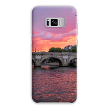 Load image into Gallery viewer, Pont Neuf Paris Sunset Phone Case - Paris Phone Case - La Porte Bonheur