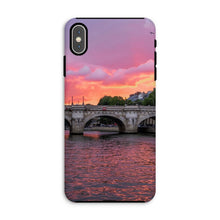 Load image into Gallery viewer, Pont Neuf Paris Sunset Phone Case - Paris Phone Case - La Porte Bonheur