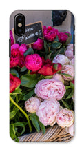 Load image into Gallery viewer, Pink Peonies in Paris Phone Case - Paris Phone Case - La Porte Bonheur