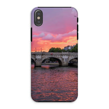 Load image into Gallery viewer, Pont Neuf Paris Sunset Phone Case - Paris Phone Case - La Porte Bonheur
