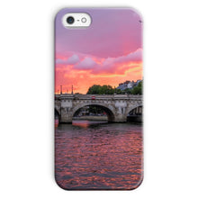 Load image into Gallery viewer, Pont Neuf Paris Sunset Phone Case - Paris Phone Case - La Porte Bonheur