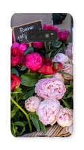 Load image into Gallery viewer, Pink Peonies in Paris Phone Case - Paris Phone Case - La Porte Bonheur