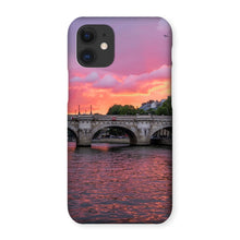 Load image into Gallery viewer, Pont Neuf Paris Sunset Phone Case - Paris Phone Case - La Porte Bonheur