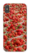 Load image into Gallery viewer, Strawberries at the Marché Phone Case - French Market Phone Case - La Porte Bonheur