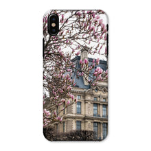 Load image into Gallery viewer, Pink Magnolias and the Louvre Phone Case - Paris Phone Case - La Porte Bonheur