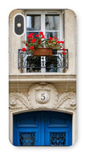 Load image into Gallery viewer, Blue Door No. 5 Phone Case - Paris Phone Case - La Porte Bonheur