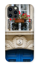 Load image into Gallery viewer, Blue Door No. 5 Phone Case - Paris Phone Case - La Porte Bonheur