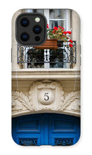 Load image into Gallery viewer, Blue Door No. 5 Phone Case - Paris Phone Case - La Porte Bonheur