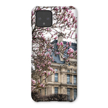 Load image into Gallery viewer, Pink Magnolias and the Louvre Phone Case - Paris Phone Case - La Porte Bonheur
