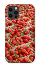 Load image into Gallery viewer, Strawberries at the Marché Phone Case - French Market Phone Case - La Porte Bonheur