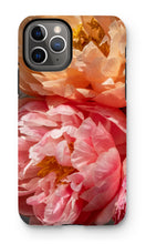 Load image into Gallery viewer, Coral Peonies Phone Case - Peony Phone Case - La Porte Bonheur