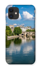 Load image into Gallery viewer, Pont Neuf from Pont des Arts Phone Case - Paris Phone Case - La Porte Bonheur