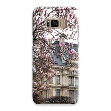 Load image into Gallery viewer, Pink Magnolias and the Louvre Phone Case - Paris Phone Case - La Porte Bonheur