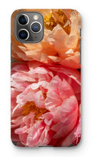 Load image into Gallery viewer, Coral Peonies Phone Case - Peony Phone Case - La Porte Bonheur