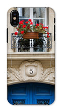 Load image into Gallery viewer, Blue Door No. 5 Phone Case - Paris Phone Case - La Porte Bonheur