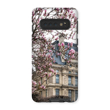 Load image into Gallery viewer, Pink Magnolias and the Louvre Phone Case - Paris Phone Case - La Porte Bonheur
