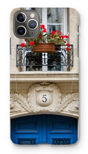 Load image into Gallery viewer, Blue Door No. 5 Phone Case - Paris Phone Case - La Porte Bonheur