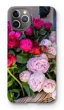 Load image into Gallery viewer, Pink Peonies in Paris Phone Case - Paris Phone Case - La Porte Bonheur