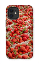Load image into Gallery viewer, Strawberries at the Marché Phone Case - French Market Phone Case - La Porte Bonheur