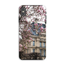 Load image into Gallery viewer, Pink Magnolias and the Louvre Phone Case - Paris Phone Case - La Porte Bonheur